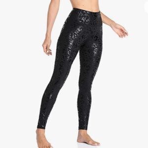 New Leopard Print Shiny Leggings